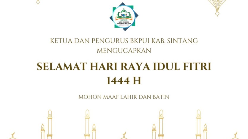 Selamat Hari Raya Idul Fitri 1444 H